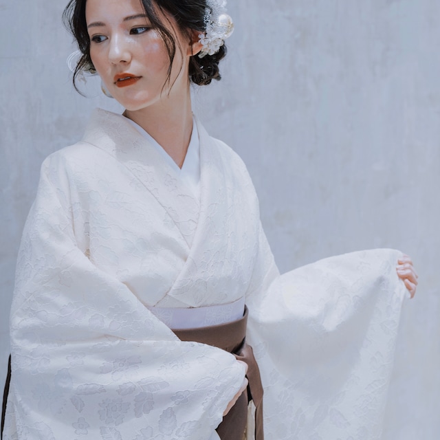 花柄/ﾍﾞｰｼﾞｭﾚｰｽ